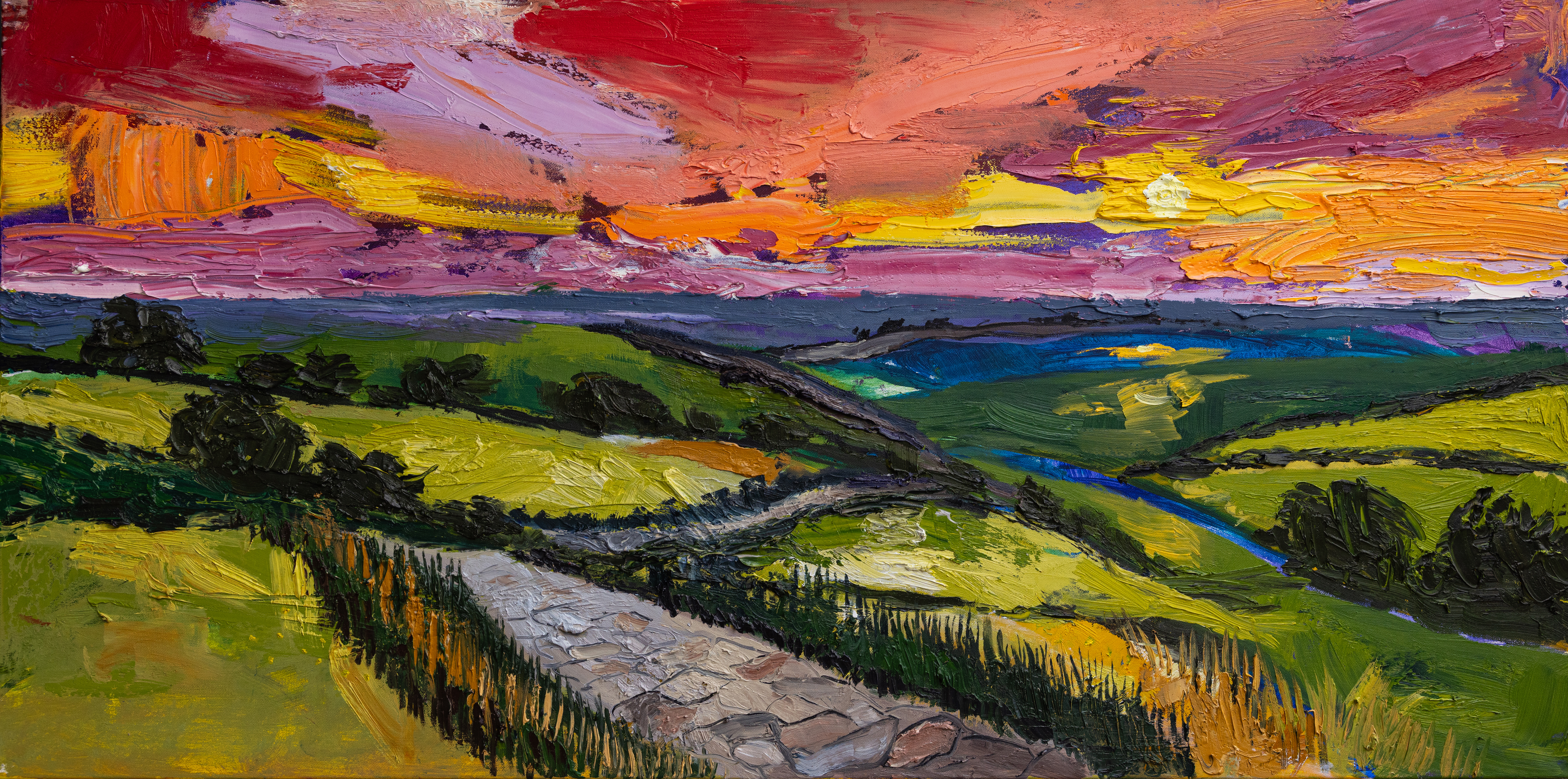 Landscape painting by Jamie Davis